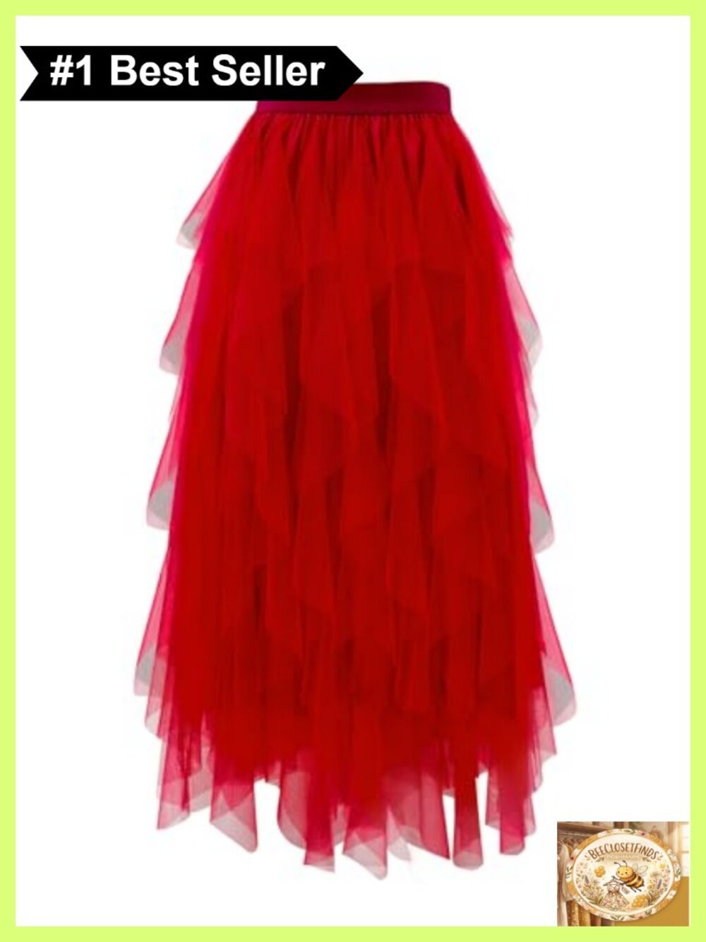 Fairy Tiered Tulle A Line Long Maxi Skirt for Women